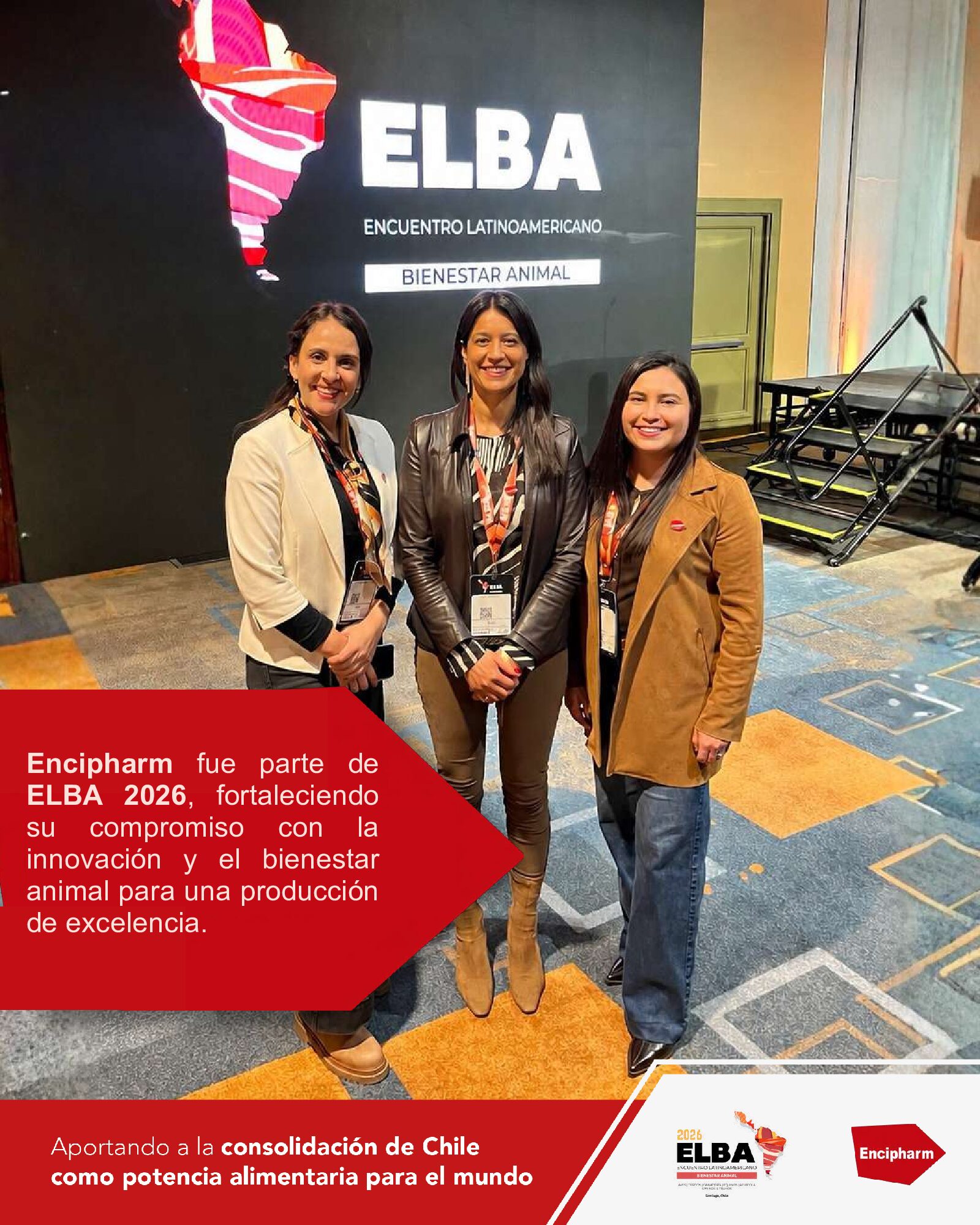 Encipharm fue parte de ELBA 2026, fortaleciendo su compromiso con la innovación y el bienestar animal para una producción de excelencia